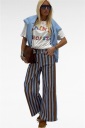 jeans con elastico in vita smile